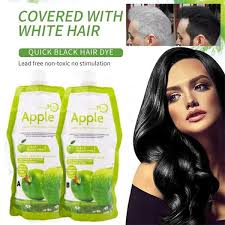 Apple Hair Color 96 Natural Black Cream – 1000ML - TRENDIMEO