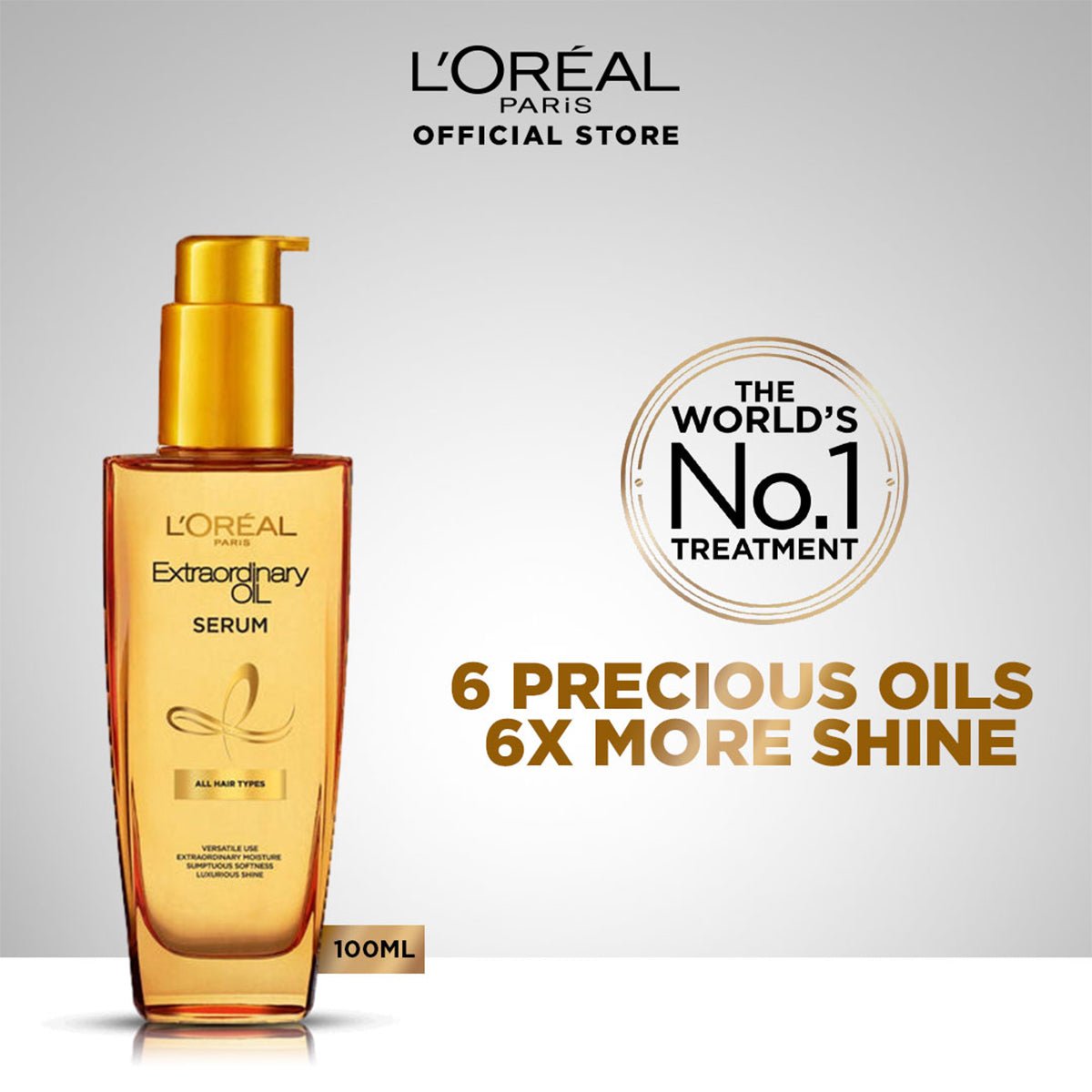 L'Oreal Paris - LOreal Elvive Extraordinary Oil Hair Serum 100 ML - TRENDIMEO