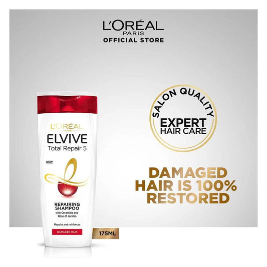 LOreal Paris Elvive Total Repair 5 Shampoo 175 ML - TRENDIMEO